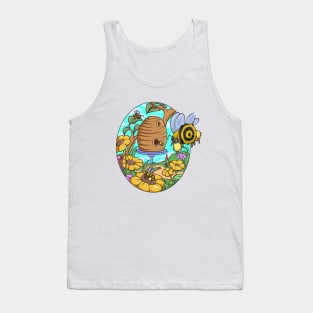 Bees on the hive - Beecore Tank Top